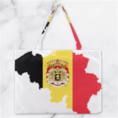 Belgium Country Europe Flag Zipper Medium Tote Bag by Sapixe