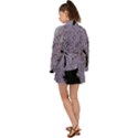 Wide Eyed Girl Grey Lilac Long Sleeve Kimono View2