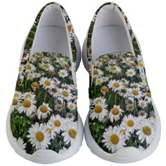 Columbus Commons Shasta Daisies Kids  Lightweight Slip Ons by Riverwoman