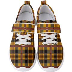 Plaid 5 Men s Velcro Strap Shoes by ArtworkByPatrick