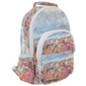 Architecture City Buildings River Rounded Multi Pocket Backpack View2