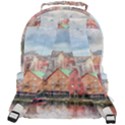 Architecture City Buildings River Rounded Multi Pocket Backpack View3