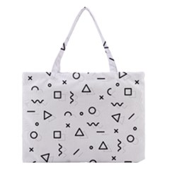 Memphis Pattern Medium Tote Bag by Vaneshart