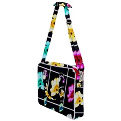 Tulip Collage Cross Body Office Bag by okhismakingart