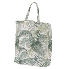 Vector Palm Leaves Pattern  Illustration Giant Grocery Tote by Vaneshart