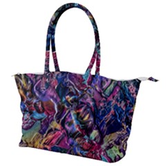 Multicolored Abstract Painting Canvas Shoulder Bag by Vaneshart