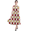 Apple Polkadots Round Neck Boho Dress View1