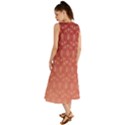 Red Gold Art Decor Summer Maxi Dress View2