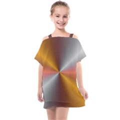 Abstract Easy Shining Kids  One Piece Chiffon Dress