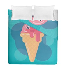 Vector Ice Duvet Cover Double Side (full/ Double Size)