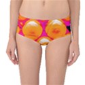 Pop Art Tennis Balls Mid-Waist Bikini Bottoms View1