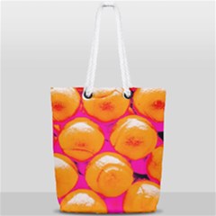 Pop Art Tennis Balls Full Print Rope Handle Tote (small) by essentialimage