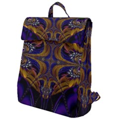 Abstract Art Artwork Fractal Flap Top Backpack by Wegoenart