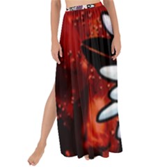 Wonderful Fairy With Butterflies And Roses Maxi Chiffon Tie-up Sarong