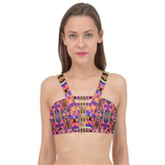 Abstract 16 Cage Up Bikini Top