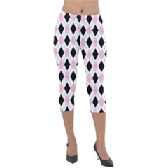 Argyle 316837 960 720 Lightweight Velour Capri Leggings  by vintage2030