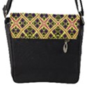 Seamless Wallpaper Geometric Flap Closure Messenger Bag (S) View1