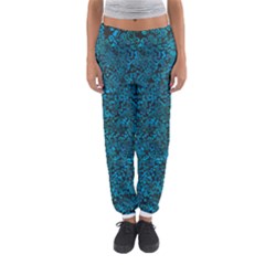 Blue Abstract Design Women s Jogger Sweatpants by 1dsign