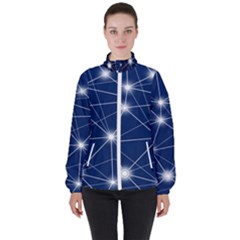 Network Technology Digital Women s High Neck Windbreaker by HermanTelo