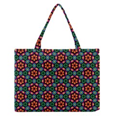 Pattern  Zipper Medium Tote Bag by Sobalvarro