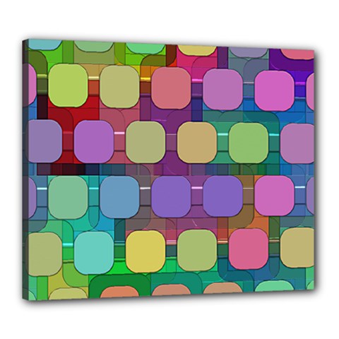 Pattern  Canvas 24  X 20  (stretched) by Sobalvarro