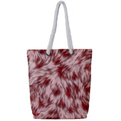 Abstract  Full Print Rope Handle Tote (small) by Sobalvarro