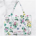 Leaves Zipper Medium Tote Bag View1