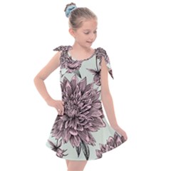 Flowers Kids  Tie Up Tunic Dress by Sobalvarro