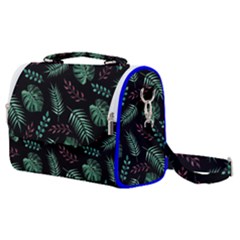 Tropical Leaves Pattern Satchel Shoulder Bag by Vaneshart