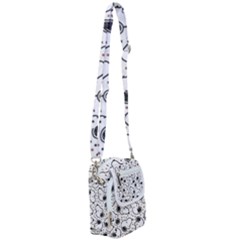 Dog Pattern Shoulder Strap Belt Bag by Vaneshart