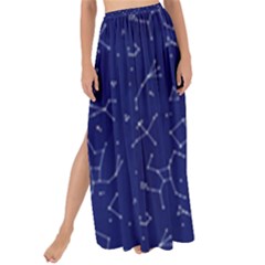 Constellations Pattern Maxi Chiffon Tie-up Sarong