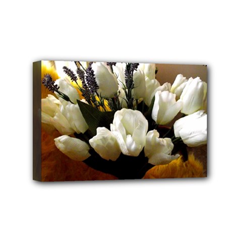 Tulips 1 3 Mini Canvas 6  X 4  (stretched) by bestdesignintheworld