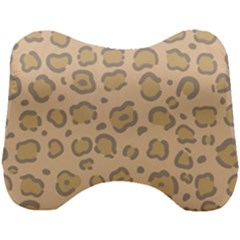 Leopard Print Head Support Cushion by Sobalvarro