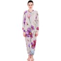 Vector Hand Drawn Cosmos Flower Pattern OnePiece Jumpsuit (Ladies)  View1