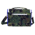 Military Background Grunge Style Satchel Shoulder Bag View3