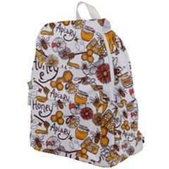 Honey Seamless Pattern Top Flap Backpack by Vaneshart