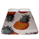 Seamless Pattern With Vector Illustrations Pineapples Fitted Sheet (Queen Size) View1