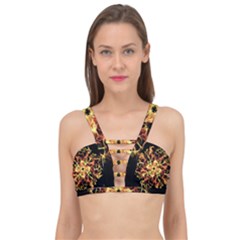 Ablaze Cage Up Bikini Top