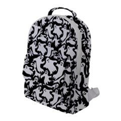 Ghosts Flap Pocket Backpack (large) by bloomingvinedesign