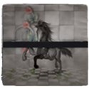 Wonderful Black And White Horse Seat Cushion View4