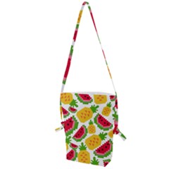 Watermelon Pattern Se Fruit Summer Folding Shoulder Bag by Vaneshart