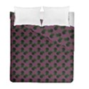 Black Rose Mauve Duvet Cover Double Side (Full/ Double Size) View1