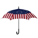 Betsy Ross flag USA America United States 1777 Thirteen Colonies vertical Hook Handle Umbrellas (Small) View3