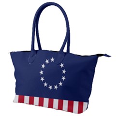 Betsy Ross Flag Usa America United States 1777 Thirteen Colonies Vertical Canvas Shoulder Bag by snek