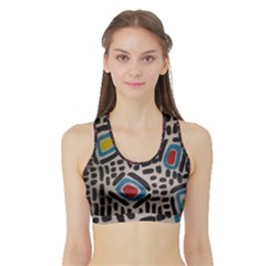 Edm By Traci K Sports Bra With Border by tracikcollection