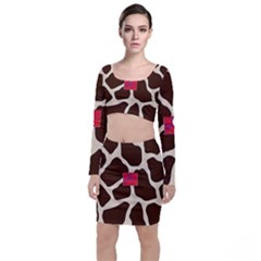 Giraffe By Traci K Top And Skirt Sets by tracikcollection