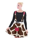 Giraffe by Traci K Suspender Skater Skirt View1