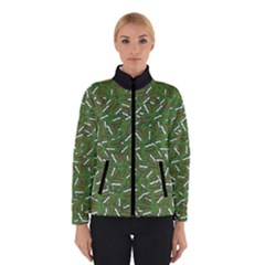 Pepe The Frog Face Pattern Green Kekistan Meme Winter Jacket by snek