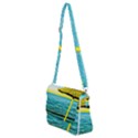 Pop Art Beach Umbrella  Shoulder Bag with Back Zipper View2