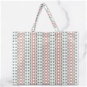 Pattern Line Background Wallpaper Zipper Large Tote Bag View1